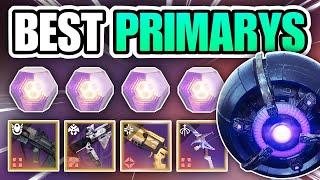 Top 10 BEST Legendary Primary Weapons For PvE | Destiny 2 - Episode: Revenant