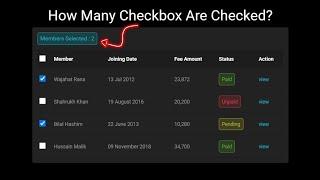 JavaScript Count How Many Checkboxes Are Checked