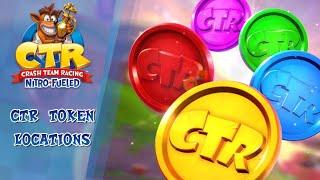 Crash Team Racing Nitro Fueled - CTR Challenge Token Locations / Как Собрать и Расположение Букв CTR