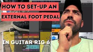 "Step-by-Step Guide: Configuring an External Foot Pedal in Guitar Rig 6" (Logic Pro Users)