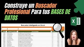 🟢 EXCEL AVANZADO Como Crear un Potente BUSCADOR de DATOS | Aprendamos Excel