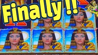 PERSEVERANCE AND RECOVER ! FINALLY GOT A JACKPOT !!EGYPTIAN JEWELS (Dollar Storm) Slot栗スロ