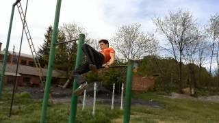 Street workout. Vadim&Jenya