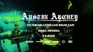 Austin Archey - Lorna Shore - To The Hellfire - Live Drum Cam (Reno, NV)