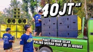 40 JUTAAN GA PERNAH SEBANYAK INI !! CEK SOUND PAKET ALBY AUDIO BY IGUMIE