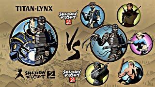 Shadow Fight 2 | Titan-Lynx vs Lynx and Bodyguards