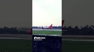 EVENING AKASA AIR LANDING AT COCHIN INTERNATIONAL AIRPORT