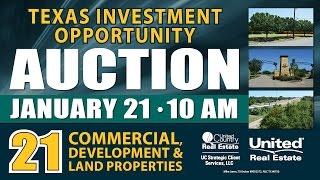 Incredible Texas Investment Opportunity Auction