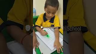 Pinnacle English School | Watch Our Nursery Students Master Controlled Scribbling Skills! |  #school