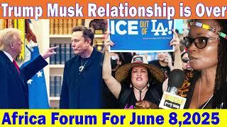 Trump says relationship with Musk is over