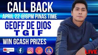 Live in 3 days | Geoff De Dios | TGIF