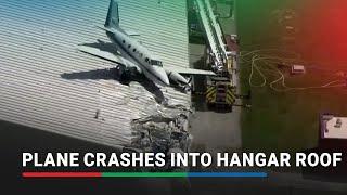 Plane crashes into hangar roof at Kansas airport, injuring 2 | ABS-CBN News