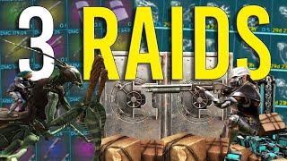 How a ALPHA Tribe ONLINE Raids 3 Of The BEST Caves In ARK