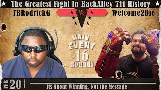 BackAlley 7/11 Championship Series: Season 1 Championship Welcome2Die vs TBRodrickG (2/20/2023)