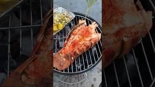 Butter garlic Lobster grill | How To cook Lobster?  | foodaholictn #shorts @thatsmokinthing