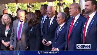 Presidents and Candidates at 9/11 Ceremony in New York