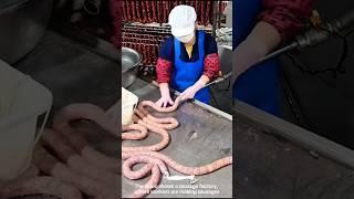 Sausage made in a factory- Good tools and machinery can increase work efficiency
