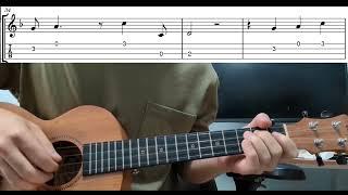 The Bare Necessities (The Jungle Book) - Easy Beginner Ukulele Tabs With Playthrough Tutorial Lesson