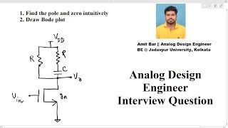 Find pole and zero intuitively of MOS Circuits