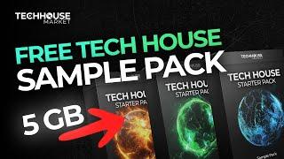 Free 5GB Tech House Sample Pack | 2024 | Vocals, Presets, Drums & Much More