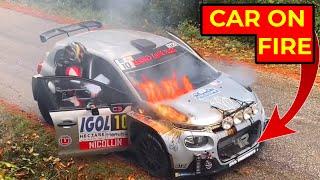  Rallye Critérium des Cévennes 2024 | CAR IN FLAMESLeo Rossel Win's | Highlights