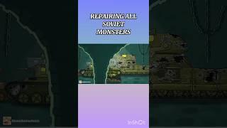 REPAIRING ALL SOVIET MONSTERS #homeanimation #tankcartoon #edit #soviet #tank