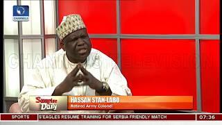 Frm Army Colonel Discards Danjuma's  Allegation,Expresses Disappointment Pt.2 |Sunrise Daily|