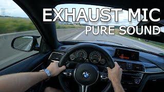 M4 Competition PURE Exhaust Sound German Autobahn POV