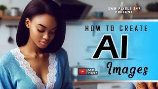 HOW TO CREATE AI IMAGES (Mobile Method) - Sam Pixels