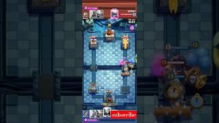 EVO MEGA KNIGHT vs SKELETON ARMY ️||3 Crown win|| Gameplay ️#clashroyale#viralshort#gaming