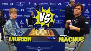 Murzin Volodar  VS Magnus Carlsen || World Blitz Chess 2023 - R20