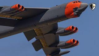 A U.S. Deadliest in The World B-52H Bomber Has Coming An Incredible Color Scheme