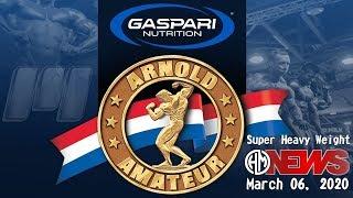 2020 Arnold Classic Amateur, Super Heavy Weight - Judging.