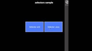 Android Button Background Selector Example