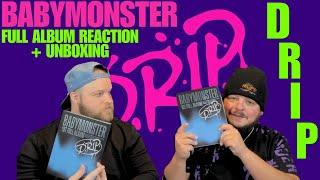 BABYMONSTER - DRIP Unboxing & Full Album REACTION