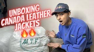 UNBOXING: canada heavy leather jackets | thrifted clothes supplier in delhi | how to start thrift