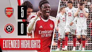 Arsenal 5-0 Sheffield United | Extended Premier League highlights