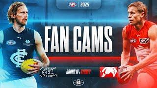 Fan Cams | Carlton  v  Sydney | AFL Round 10, 2025