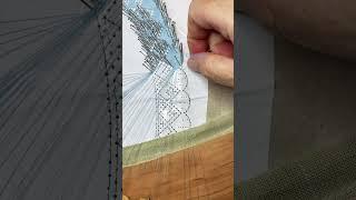  How do you keep track of all those bobbins?? #bobbinlace #fiberart #lace #art #asmr