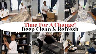 Time for a Change! Deep Clean & Refresh with me! FlexiSpot Washable Rug
