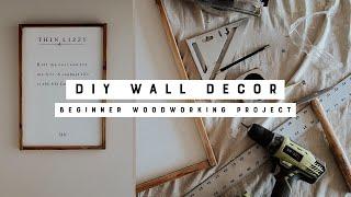 Easy DIY Wall Decor | Beginner Woodworking Project