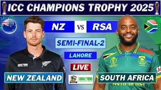 SOUTH AFRICA vs NEW ZEALAND SEMI FINAL LIVE COMMENTARY | ICC CHAMPIONS TROPHY LIVE | SA vs NZ 35 OV