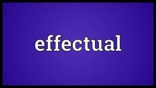 Effectual Meaning