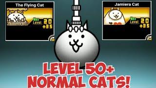 battle cats how to get level 50 normal cats