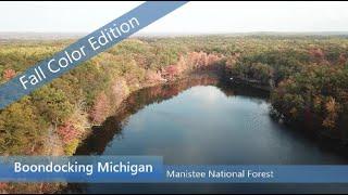 Boondocking Michigan: Manistee National Forest - Color Tour Edition and the town of Idlewild