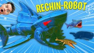 Sunt RECHIN MECHA ROBOT Megalodon si DISTRUG TOTUL