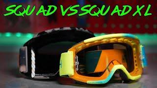 Smith Squad MTB vs MTB XL Googles