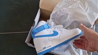 Nike Air Force I High blue university