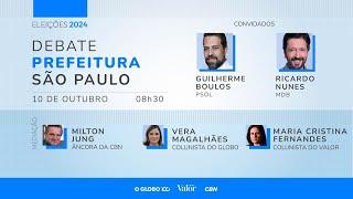 Debate Prefeitura de São Paulo