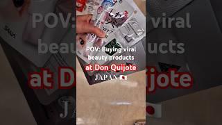 Buying viral beauty products at Don Quijote, Japan  #shorts #japan #donquijote #beauty